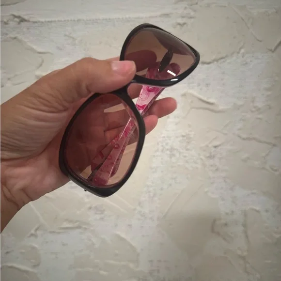 OAKLEY DANGEROUS Breast Cancer Black Pink Plastic Sunglasses - Picture 11 of 16